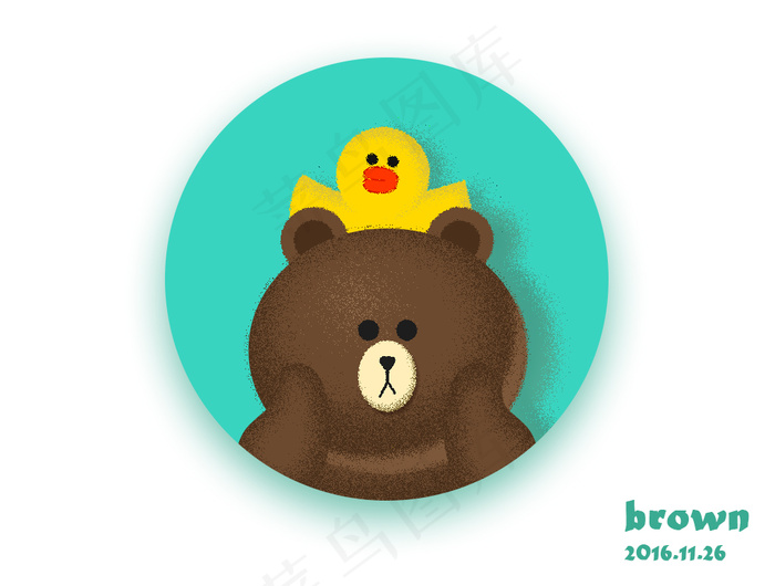 ps制作毛绒brown布朗熊