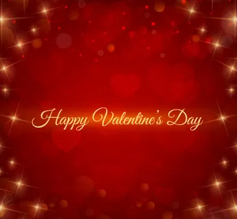 情人节红色爱心光晕