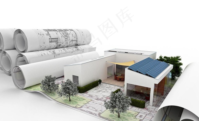 建筑图纸高清图片