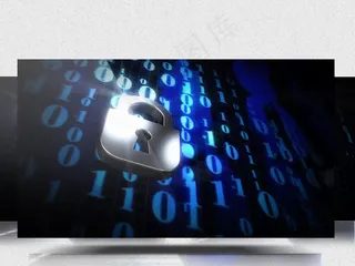 金融科技年会开场数据视频背景