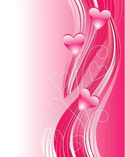 情人节心之爱心花朵矢量图