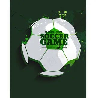 足球运动会海报背景素材