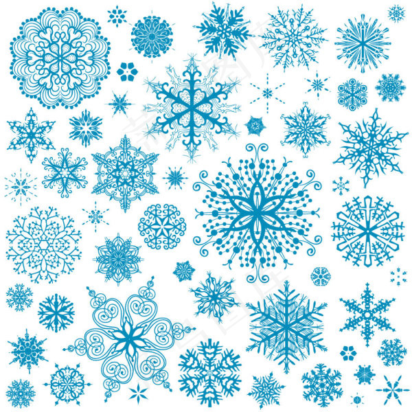 精美雪花纹样