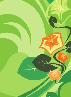 精美时尚植物花纹背景矢量素材028