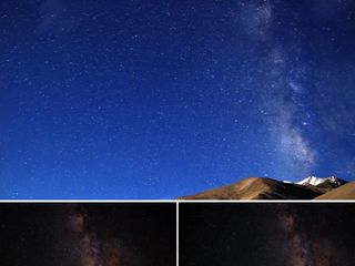 唯美极光流星延时摄影视频素材