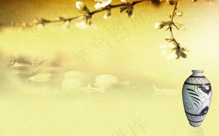 中国风背景图片psd模版下载