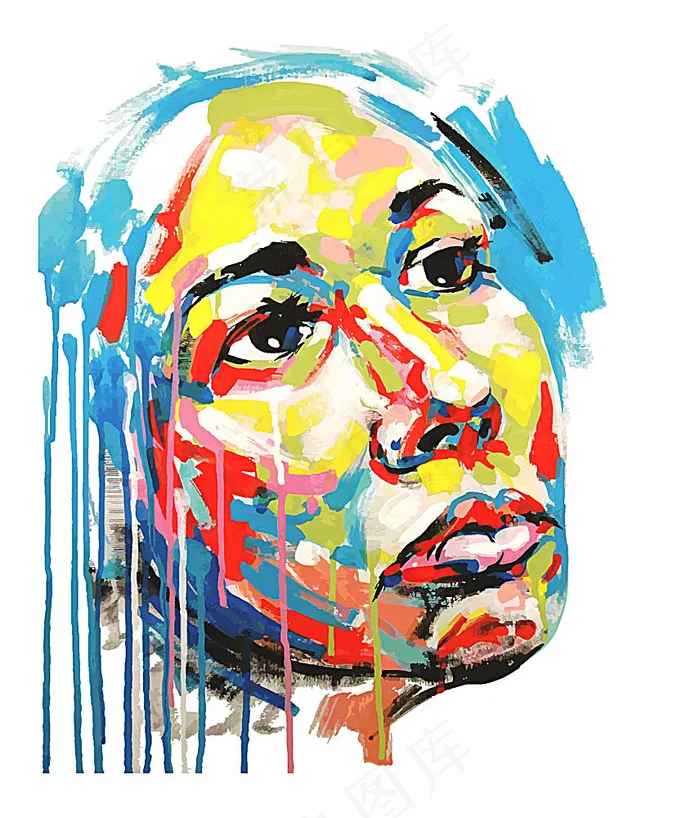 女性人物油画eps,ai矢量模版下载