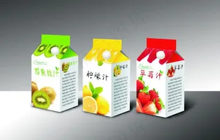 果汁设计（展开图）图片
