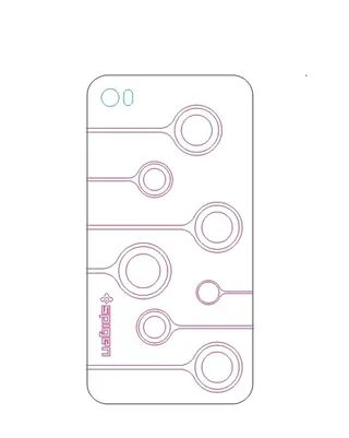 苹果5S保护套装饰片