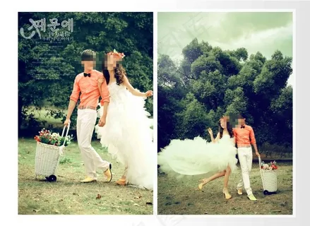 婚纱模版模板下载