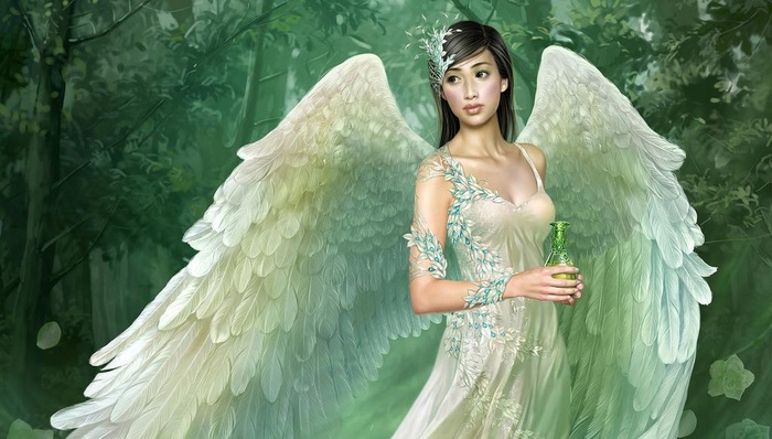 美女插画图片