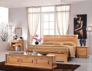 实木床 实木家具