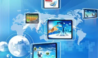 电子科技感海报图片