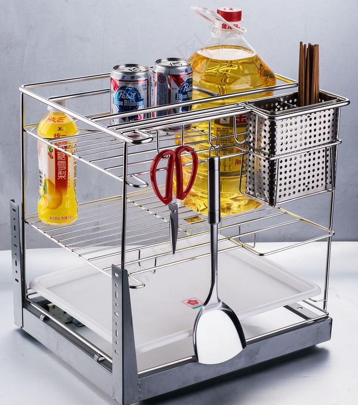 不锈钢拉篮图片