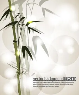 水墨竹子矢量素材 水墨竹子矢量素材