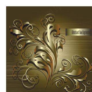 高雅设计花纹背景矢量图