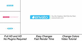 简单实用Logo演绎动画展示模板