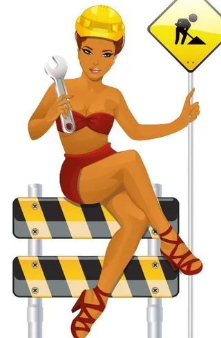 性感的工人01矢量素材