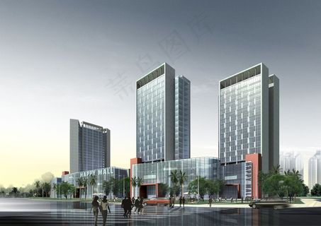 购物中心建筑效果图图片