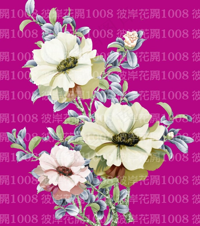 手绘花卉素材图案图片