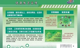 健康教育宣传版面图片