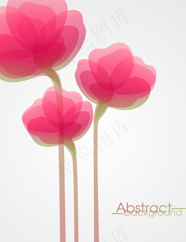 花朵矢量时尚eps,ai矢量模版下载