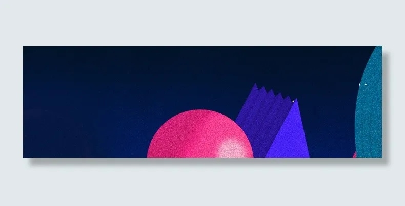 几何立体色彩海报banner背景(1920X600(DPI:72))psd模版下载