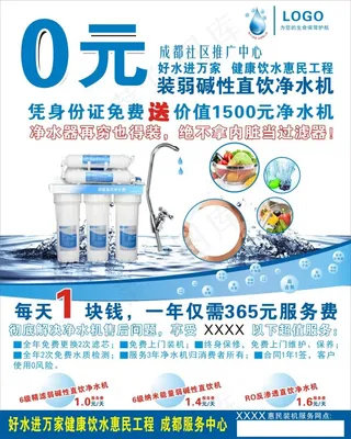净水机宣传海报
