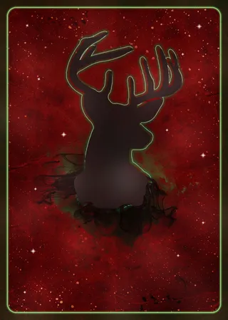 森系麋鹿背景素材