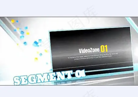 AE模板-色块运动照片展示模板