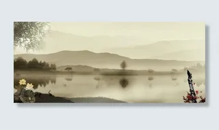 水墨风景 设计图片