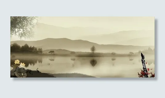 水墨风景 设计图片 水墨风景 设计图片