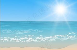 沙滩海洋风景图片