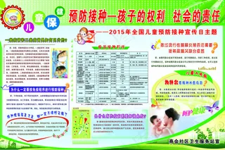 2015年全国儿童预防接种宣传日展...