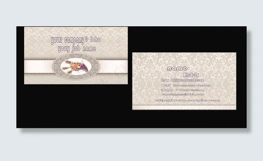 高雅名片模板图片