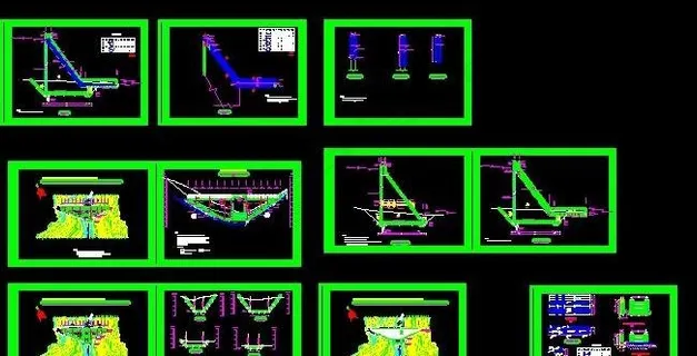 大坝砌石重力坝水库工程施工图