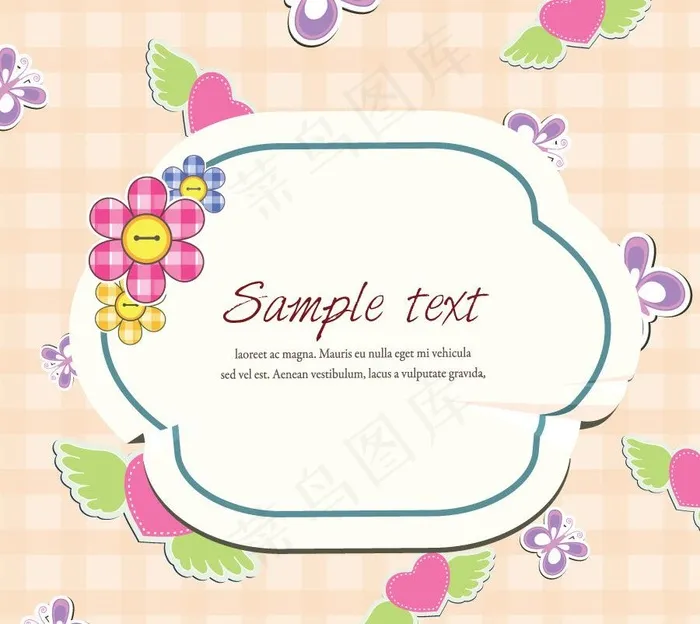 卡通背景图片eps,ai矢量模版下载