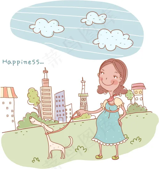 妈妈的生活eps,ai矢量模版下载