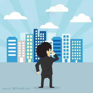 商人看城市天际线