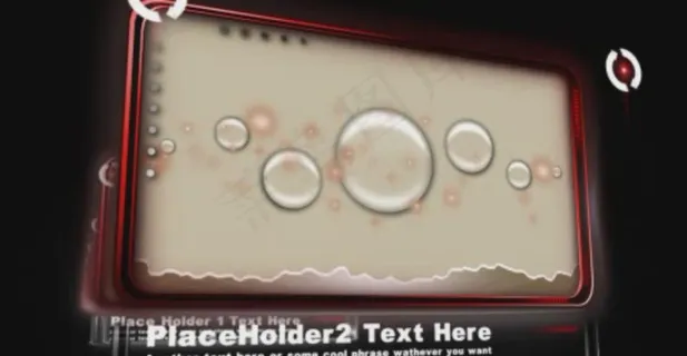 时尚动感空间相册模版