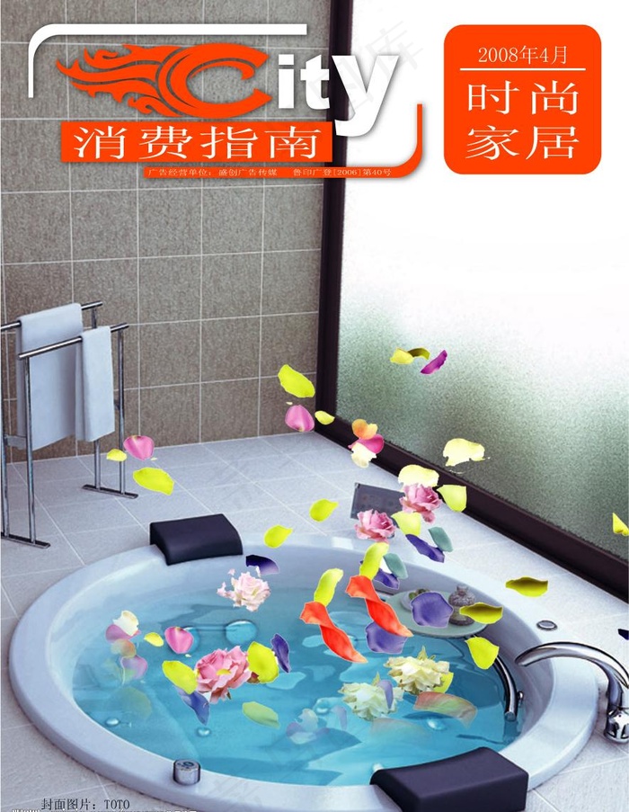 杂志封面 家居图片ai矢量模版下载