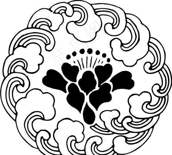 清代（下）版画 装饰画 中华图案五千年 矢量 AI格式_0551