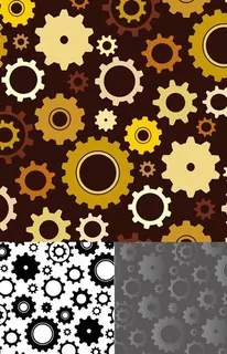 工业齿轮背景矢量素材