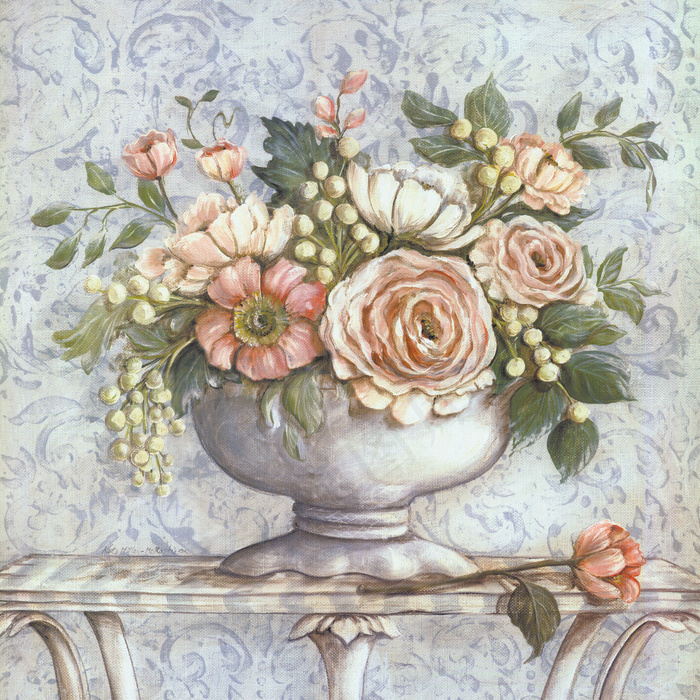 欧式花束油画