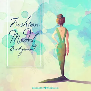 绿色背景矢量图