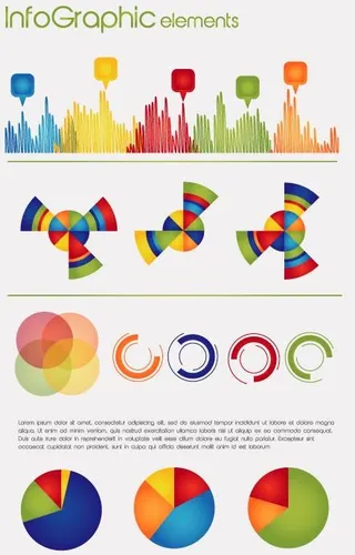 商业数据图矢量素材二