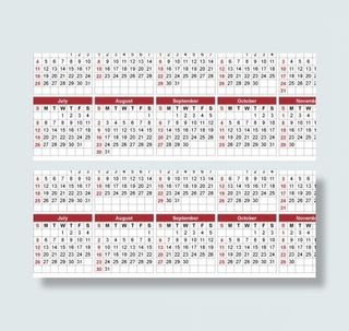 2009个免费矢量日历