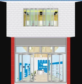 理发店 装修效果图图片