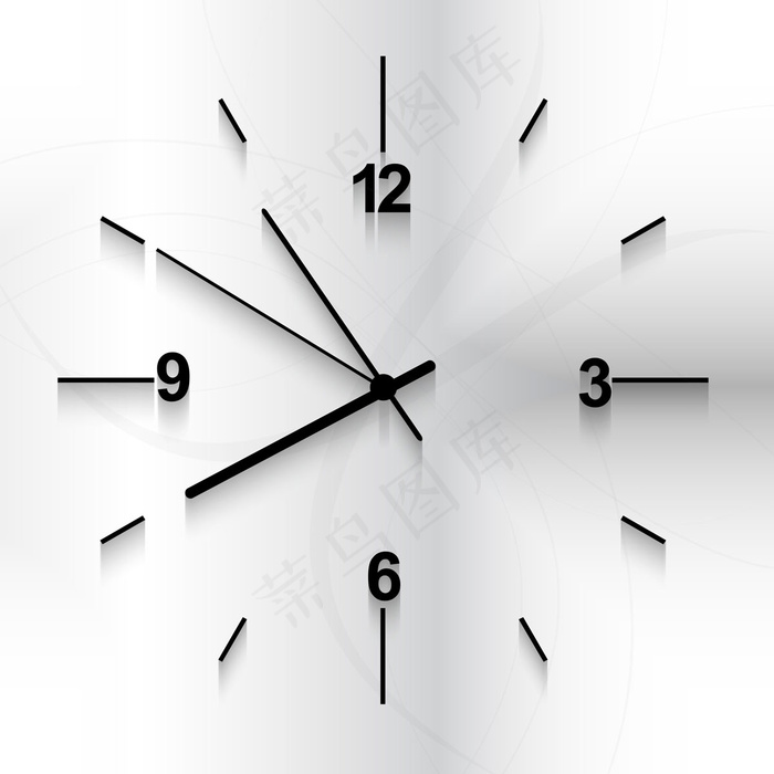 墙上的时钟背景