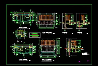 3层独栋别墅施工图CAD图纸免费下...